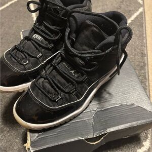 Jordan Kids Black and White Sneakers